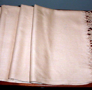 White pashmina shawl